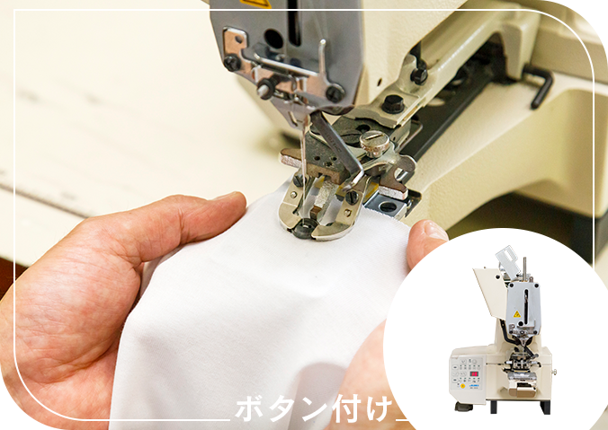 ボタン付け
